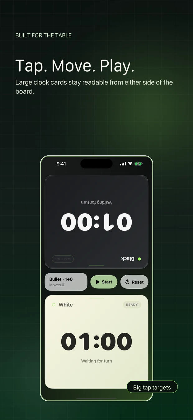 Large tap target screenshot
